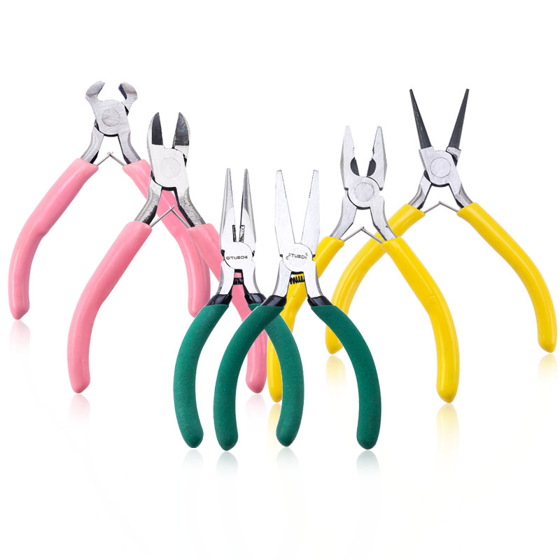 Jewelry Plier Set - Schmuckherstellungs-Werkzeugset mit Spitzzange, Kettenzange, Rundzange und
