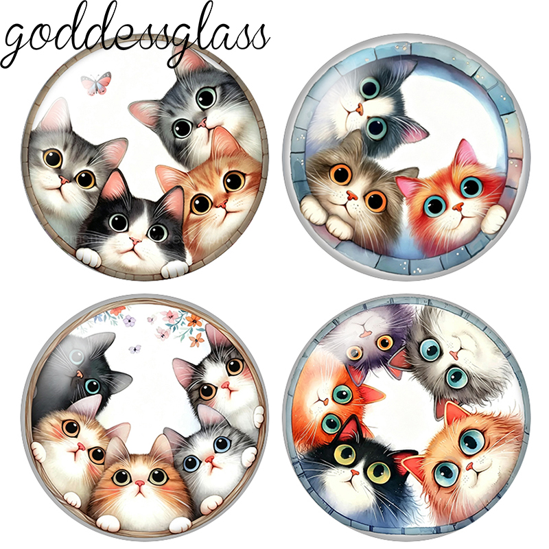 Jewelry Making The Well - Katzen, die um den Brunnen herum