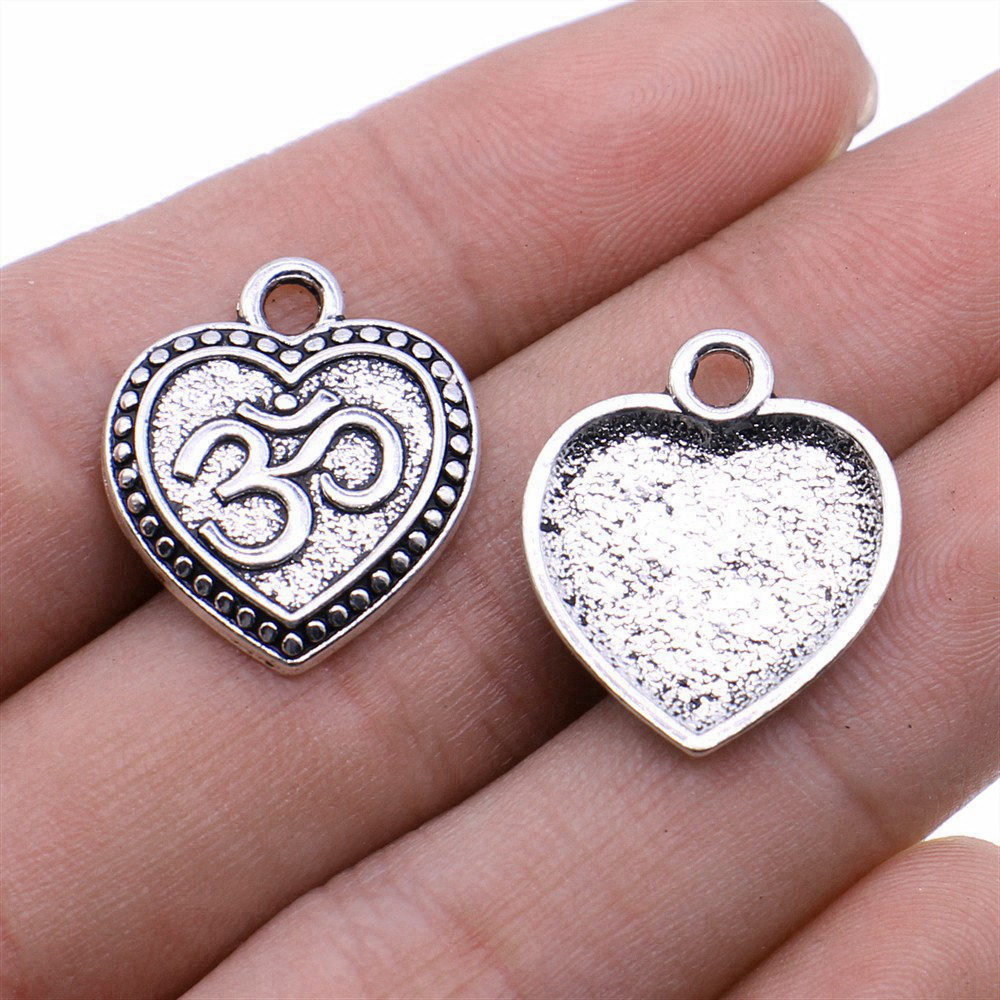 Jewelry Making The Well - Om Yoga Meditation Symbol Charm-Anhänger aus