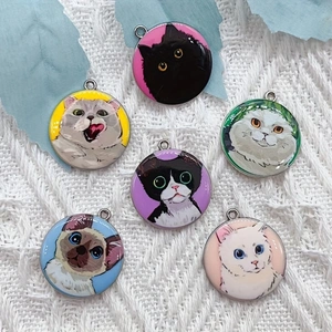 10 Stück Cartoon-Tier-Katzen-E – Jewelry Making Jewelry Bewertung und Preis