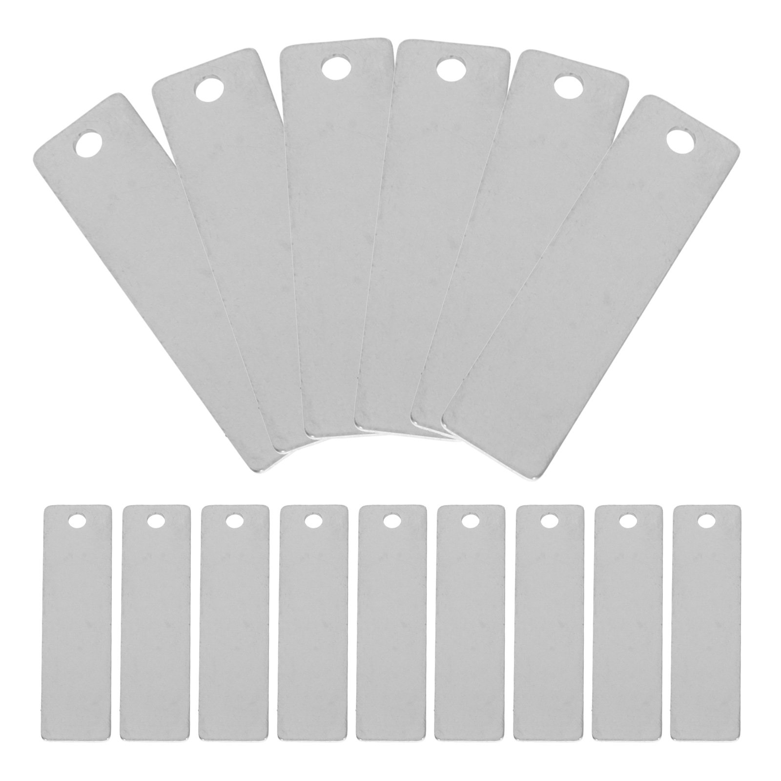 30 Stück Edelstahl-Blanko-Etik – Jewelry Making Metals Bewertung und Preis