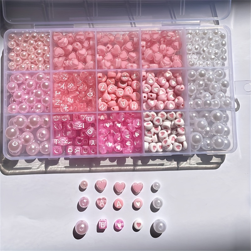 10-teiliges rosa Alphabet-Set, – Jewelry Making For Beginners Bewertung und Preis