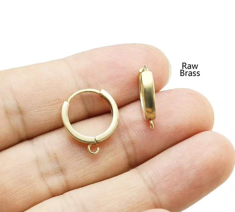 10 Stück Messing-Ohrreifen, Le – Jewelry Making Metals Bewertung und Preis