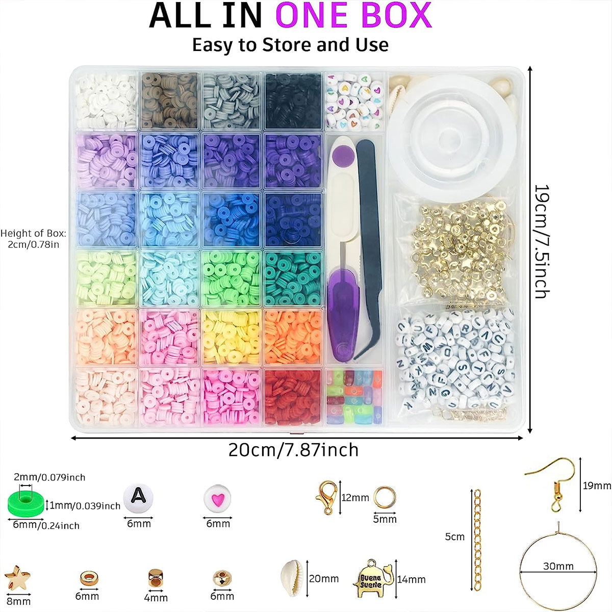 6000 Stück, 24 Farben, flache, – Jewelry Making Course Bewertung und Preis