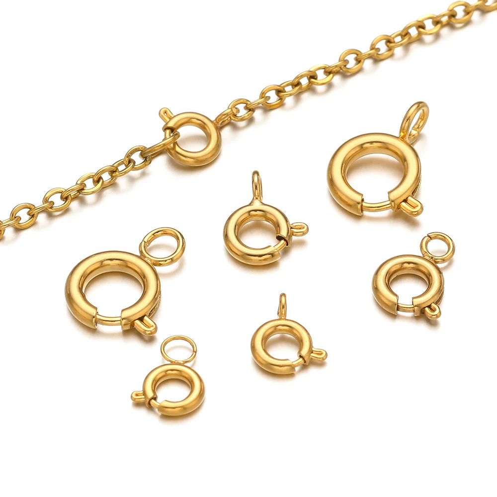 10 Stück Edelstahl Federringve – Jewelry Making Material Bewertung und Preis