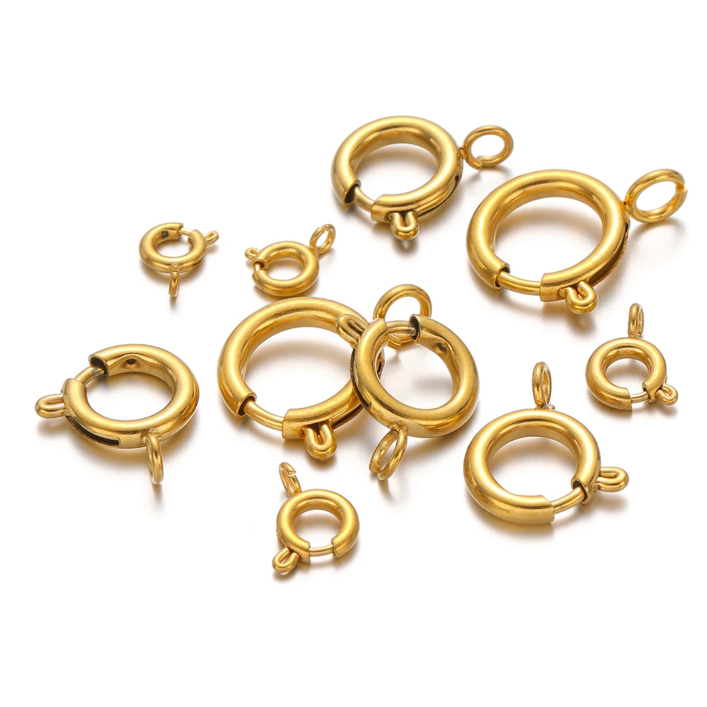 10 Stück Edelstahl Federringve – Jewelry Making Material Bewertung und Preis