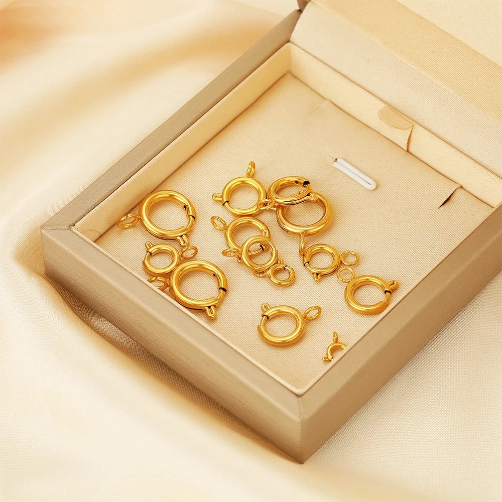 10 Stück Edelstahl Federringve – Jewelry Making Material Bewertung und Preis