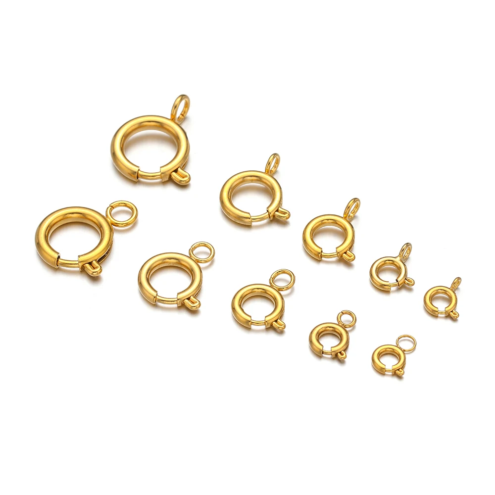 10 Stück Edelstahl Federringve – Jewelry Making Material Bewertung und Preis