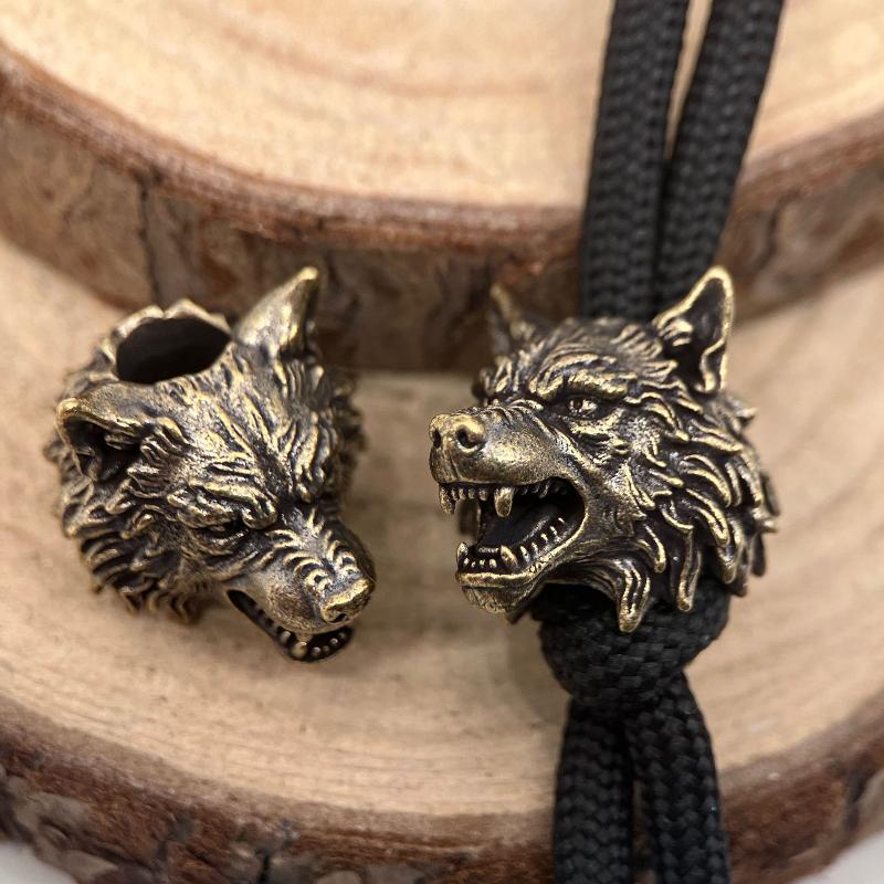 Vintage Messing Wolfskopf Ritt – Jewelry Making Using Beads Bewertung und Preis
