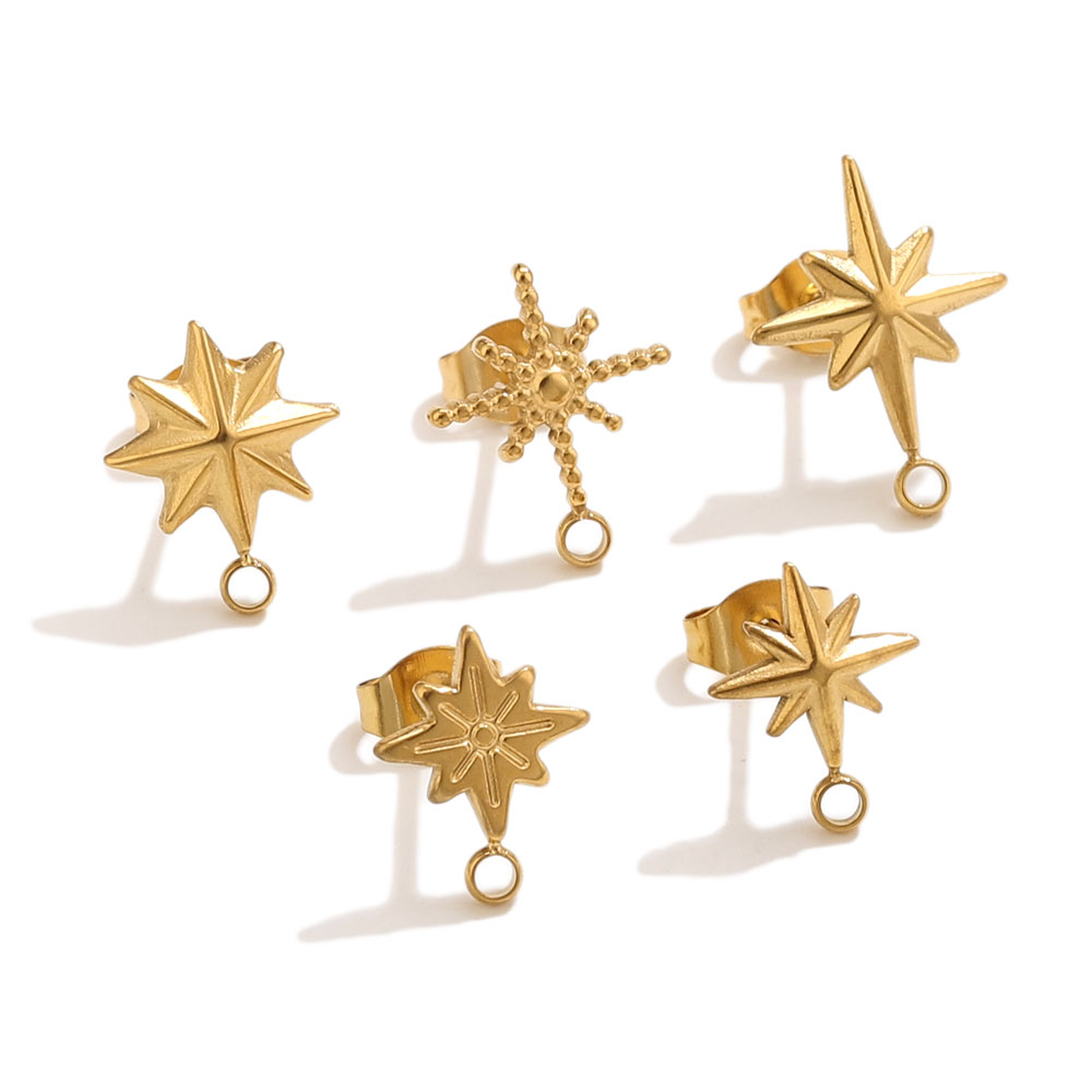 6 Stück Edelstahl-Stern-Ohrste – Jewelry Making For Beginners Bewertung und Preis