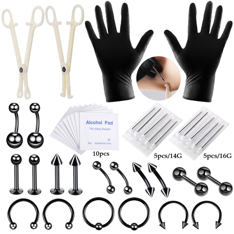 42 teile/satz Körper Piercing  – Jewelry Plier Set Bewertung und Preis