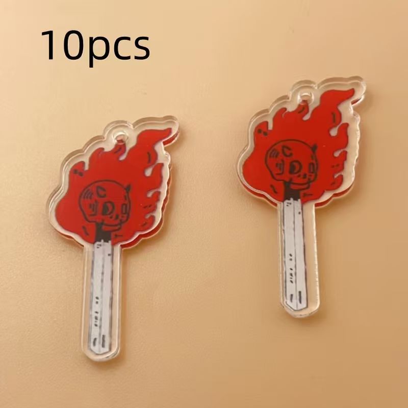 10 Stück Acryl-Totenkopf-Anhän – Jewelry Making Jewelry Bewertung und Preis