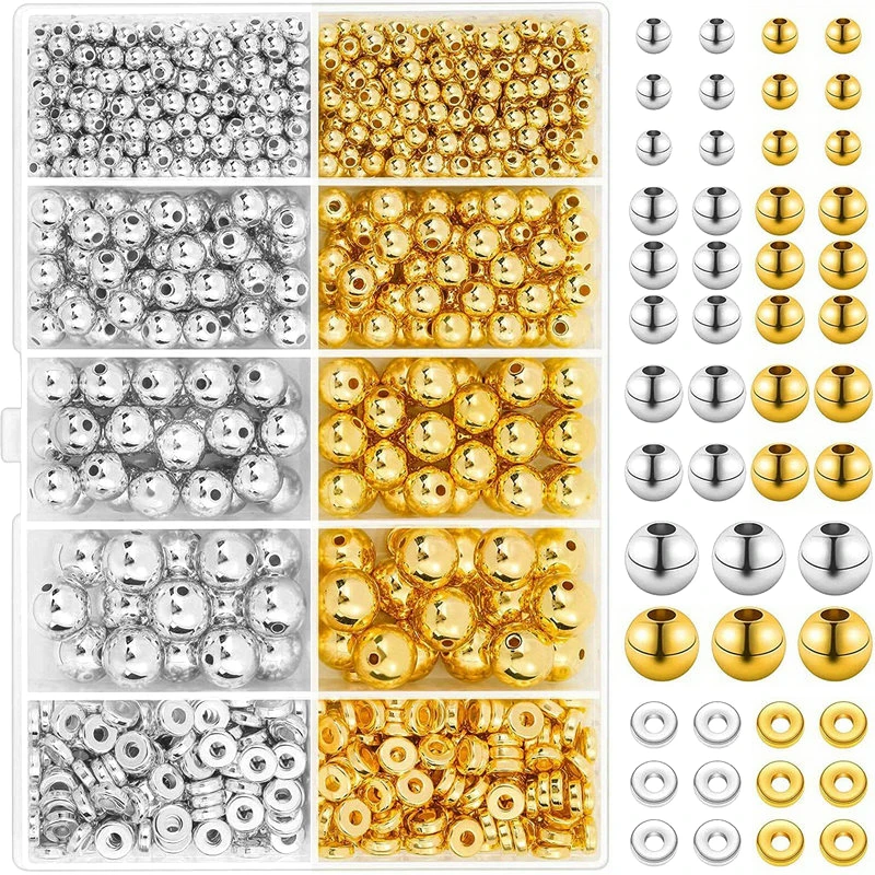 1000 Stück goldene Distanzperl – Jewelry Making Course Bewertung und Preis