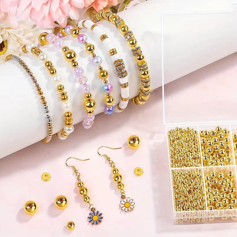 1000 Stück goldene Distanzperl – Jewelry Making Course Bewertung und Preis