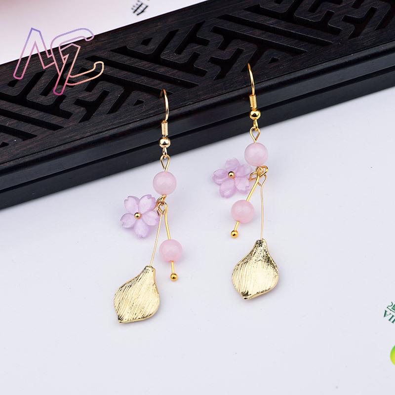 Rosa natürliche Jade-Blumen-Oh – Jewelry Making Jewelry Bewertung und Preis