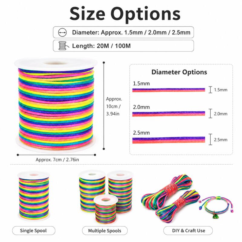 1,5~2,5 mm 20/100 m bunte, far – Jewelry Making Using Beads Bewertung und Preis
