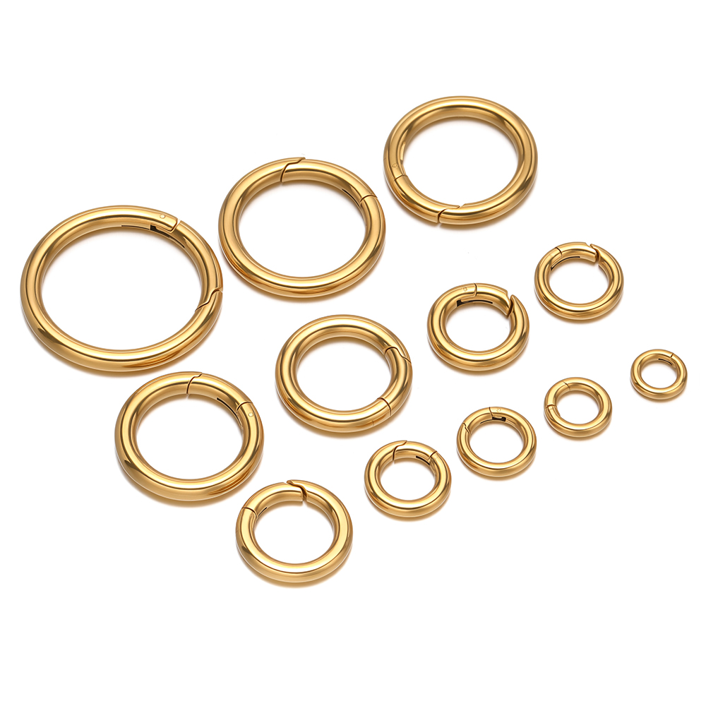 2 Teile/los Runde Federverschl – Jewelry Making Material Bewertung und Preis