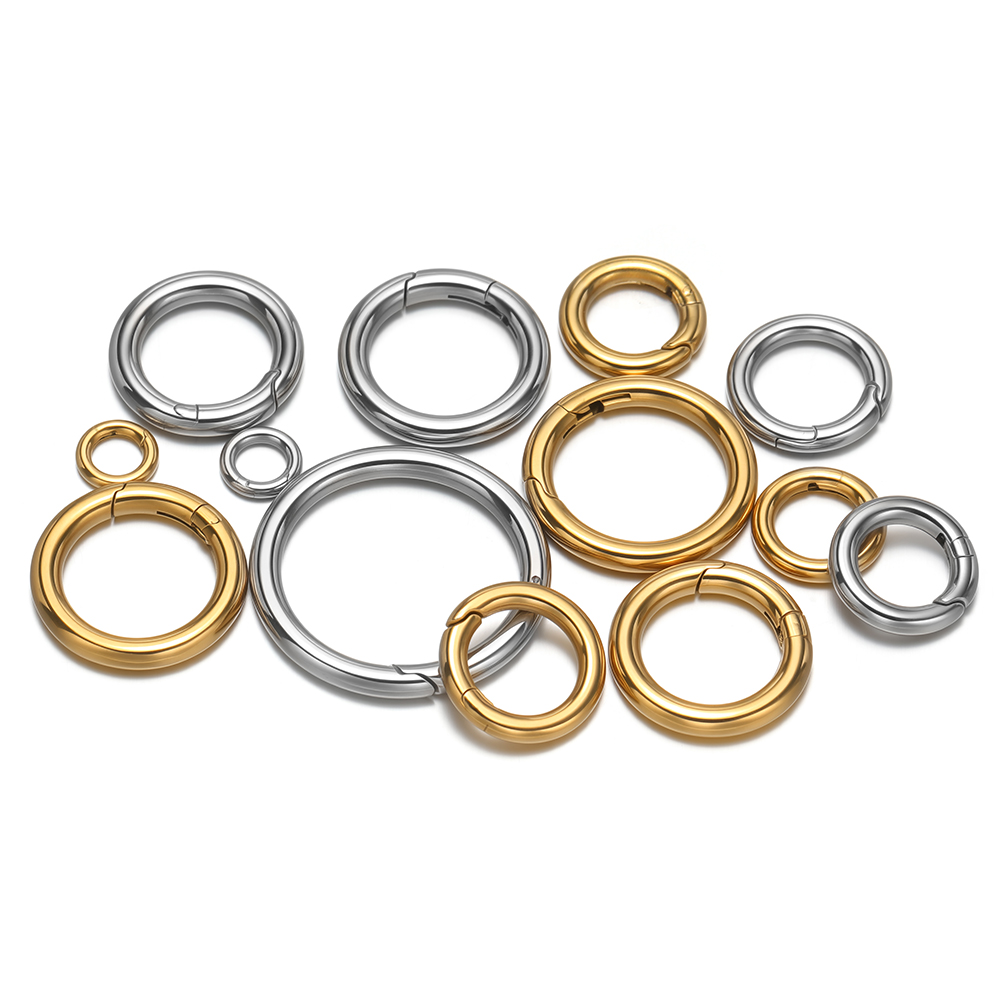 2 Teile/los Runde Federverschl – Jewelry Making Material Bewertung und Preis