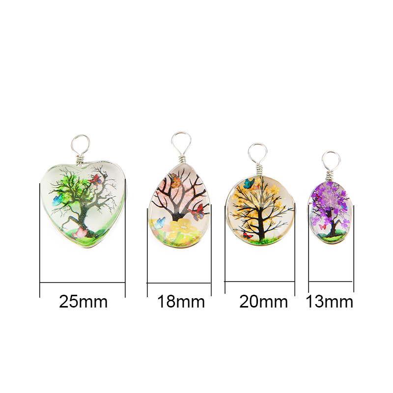 5 Stück bunte Baum-Kristallgla – Jewelry Making For Beginners Bewertung und Preis