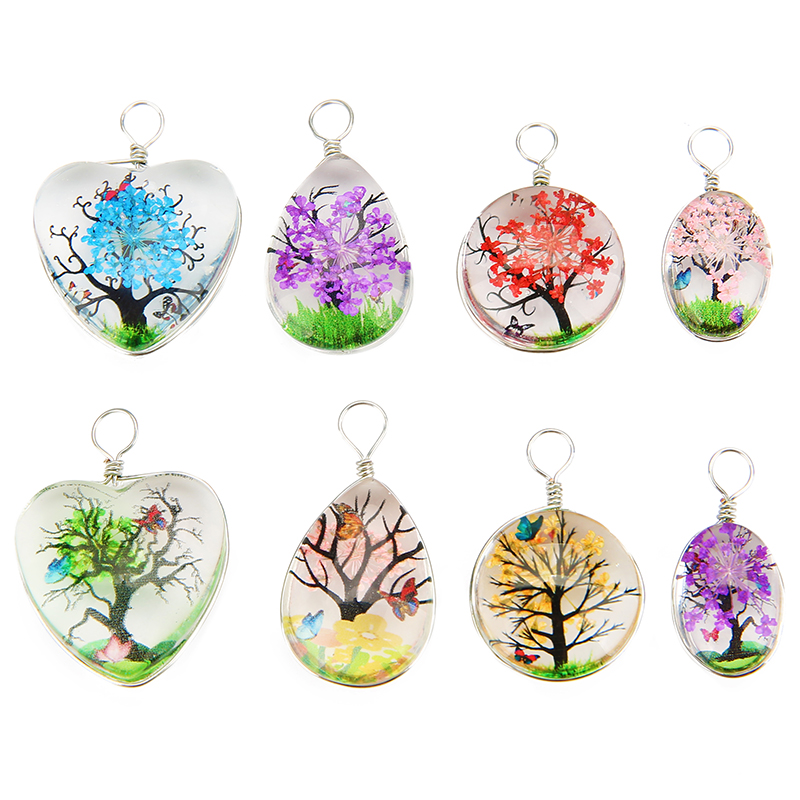 5 Stück bunte Baum-Kristallgla – Jewelry Making For Beginners Bewertung und Preis