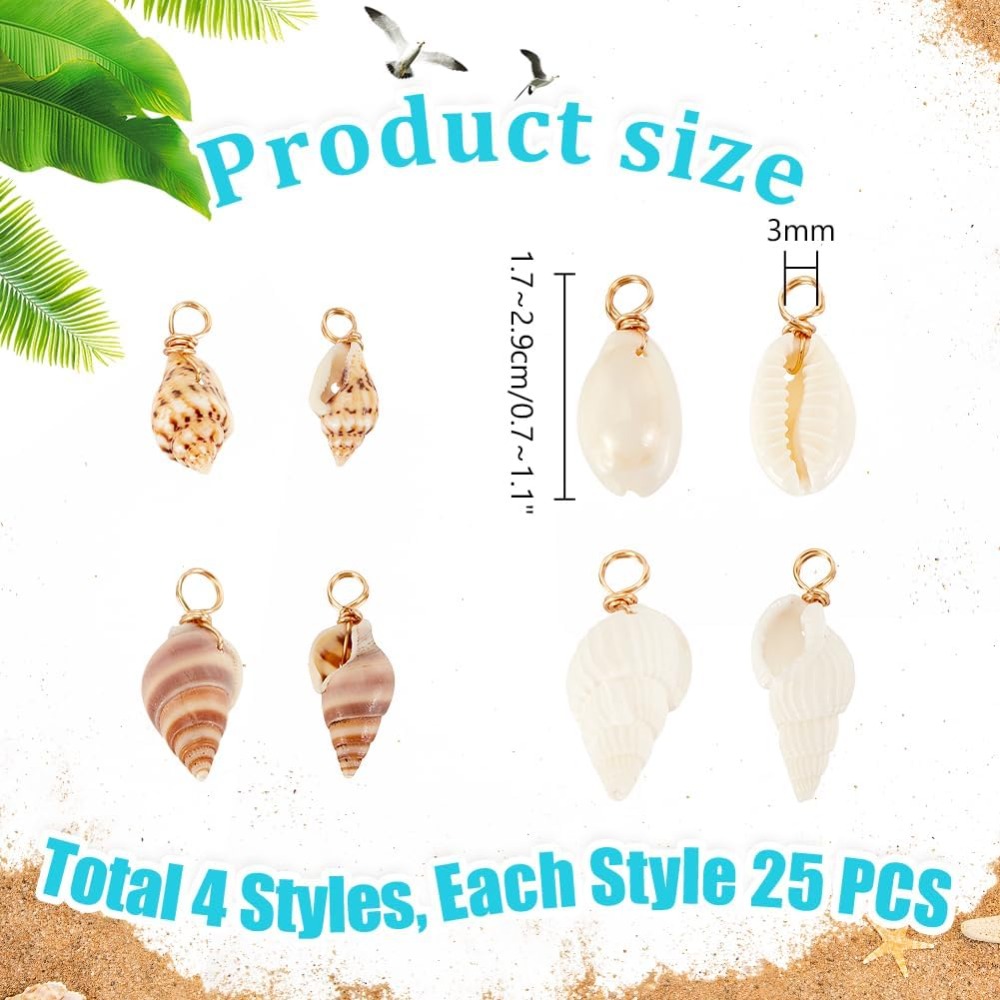 100 Stück 4 Stile natürliche M – Jewelry Making For Beginners Bewertung und Preis