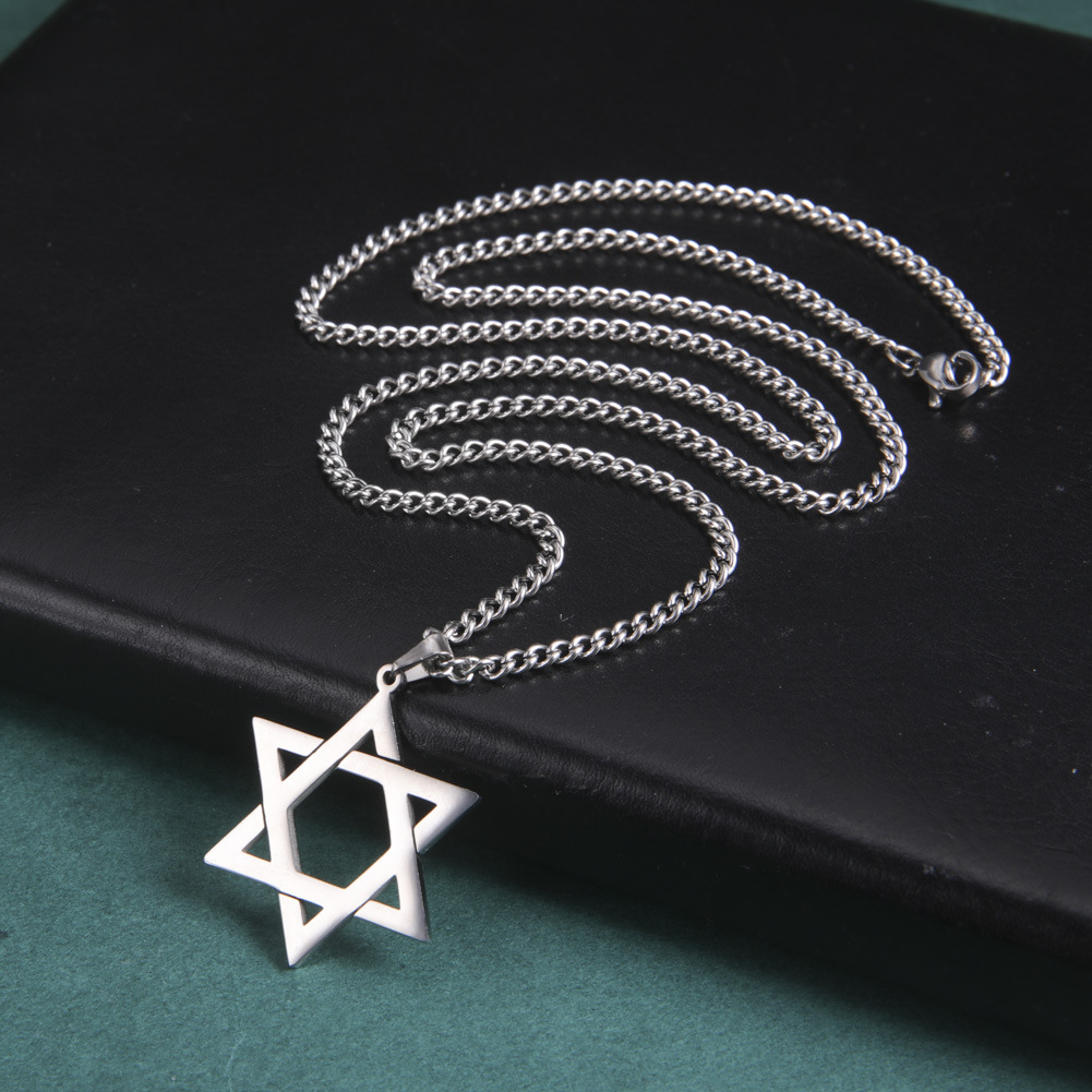 Edelstahl-Davidstern-Anhänger- – Jewelry Making Jewelry Bewertung und Preis