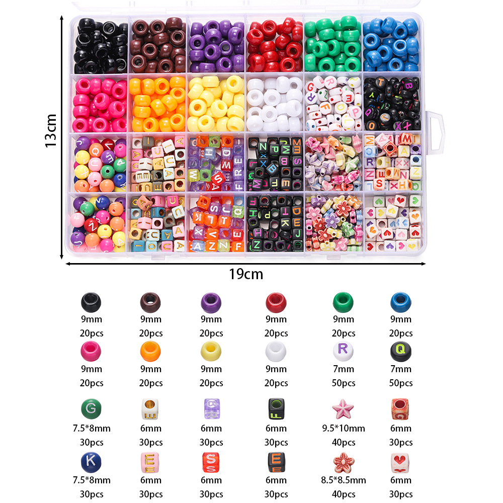 1 Box Bunte Acryl-Pony-Perlen, – Jewelry Making For Beginners Bewertung und Preis