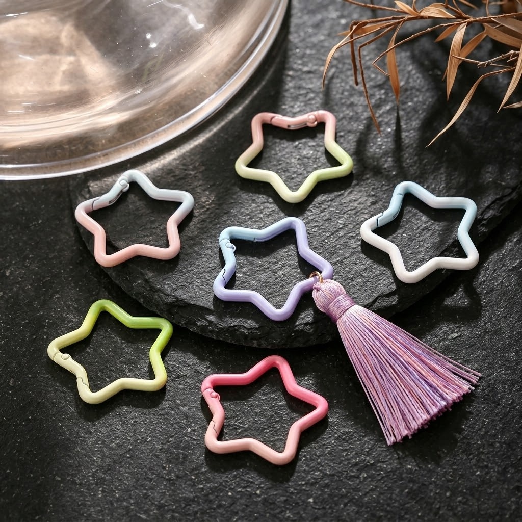 5 Stück Farbverlauf-Sternförmi – Jewelry Making Hardware Bewertung und Preis